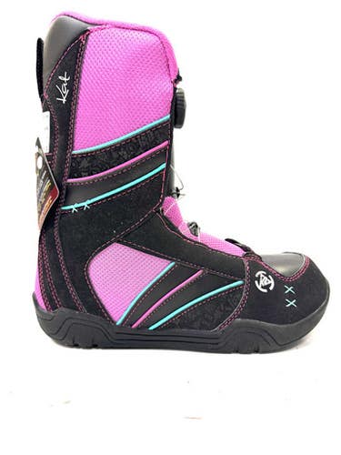 Used K2 KAT BOA Womens Snowboard Boots Pink Senior 6 11860-S000294927
