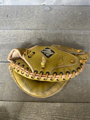 MacGregor BBCMLLXX Catchers Mitt RHT Leather Glove Youth 25" Vintage
