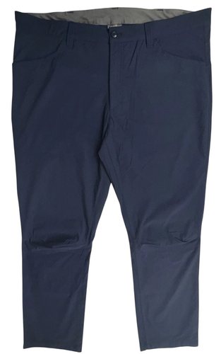 Eddie Bauer Hiking Pants Mens 40x32 Navy Blue Nylon Camping Lightweight Mid Rise