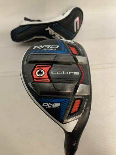 Used Cobra KING RAD SPEED ONE LENGTH Mens Hybrid Club RH 3 Hybrid 11823-S000033083