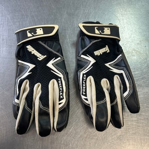 Used Franklin BB/SB Batting Gloves Black MD 11868-S000064296