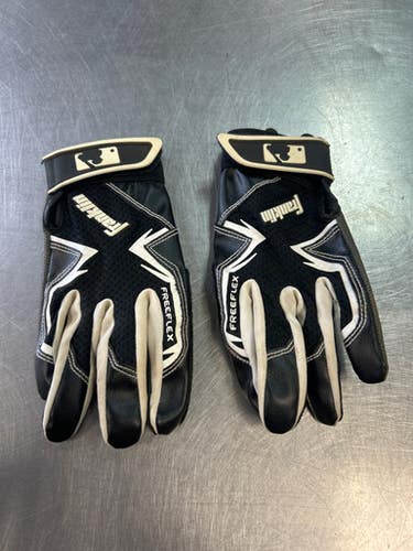 Used Franklin BB/SB Batting Gloves Black MD 11868-S000064296