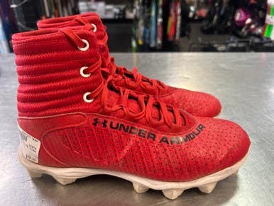 Used Under Armour Adult FB Cleats Red Senior 7 11868-S000064289
