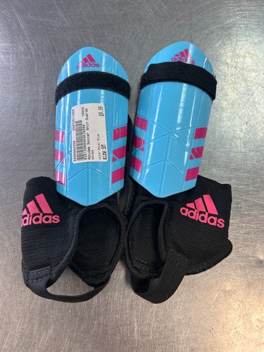Used Adidas Soccer Shin Guards Youth Royal Blue SM 11868-S000064260