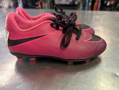 Used Nike Soccer Cleats Pink Youth 12.0 11868-S000064258