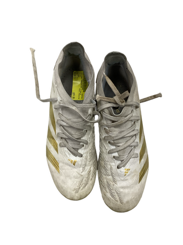 Used Adidas PREDATOR Soccer Cleats White Senior 7 11613-S000164618