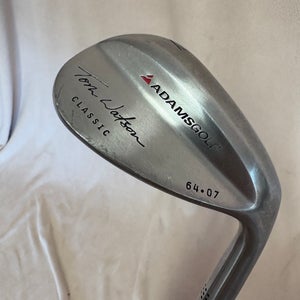 Men's Adams Tom watson Right Handed Wedge Wedge Flex 64 Degree Steel Shaft (Used)