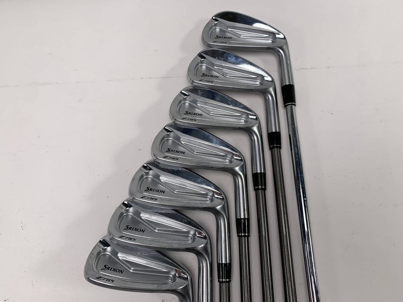 Srixon Z785 Iron Set 4-PW AeroTech SteelFiber i125 cw Stiff Graphite Mens RH