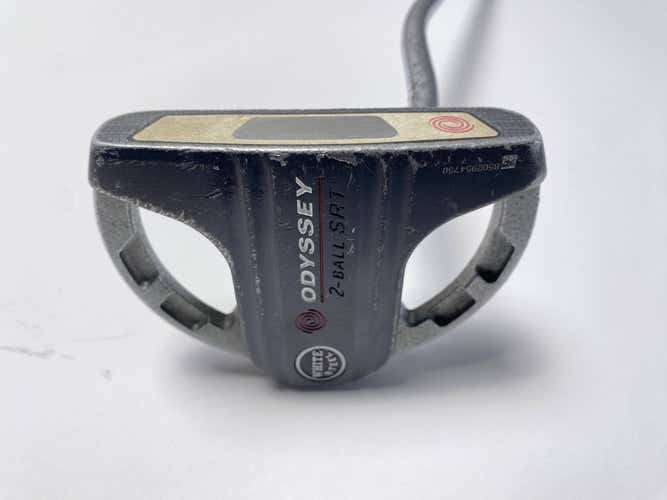 Odyssey White Steel 2-Ball SRT Putter 34" SuperStroke Slim 3.0 Mens RH