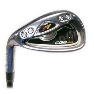 LH TaylorMade r7 CGB Max Single 9 Iron REAX 90 Superfast Black Steel Regular