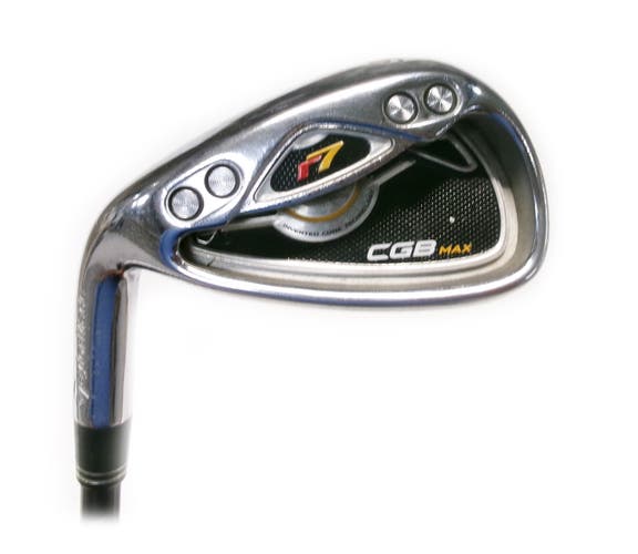 LH TaylorMade r7 CGB Max Single 9 Iron REAX 90 Superfast Black Steel Regular