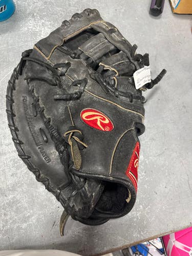 Used Rawlings GOLD GLOVE BB/SB First Base LH Throw Black 12 1/4" 11337-S000466359