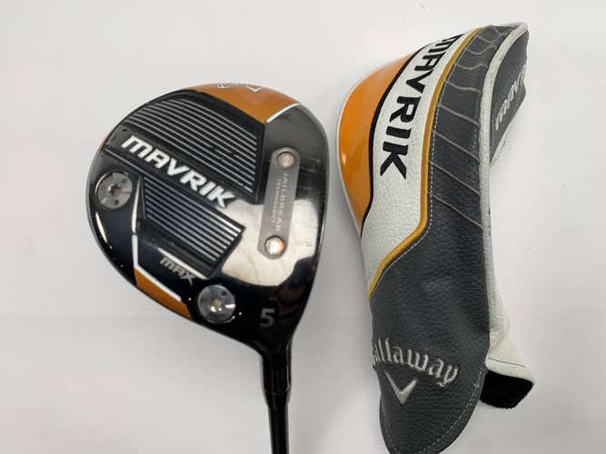 Callaway Mavrik Max 5 Fairway Wood 18* UST Mamiya Helium 5F2 Senior RH HC