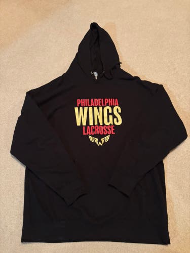 Philadelphia Wings Lacrosse Hooded Sweatshirt XL