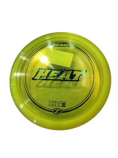 Used Discraft HEAT Disc Golf Driver Yellow 11884-S000049470