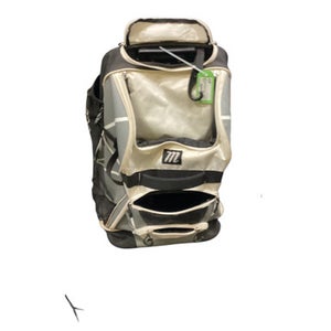 Used Marucci WHITE AND BLACK ROLL BAG BB/SB Player Wheeled Bag Black 11884-S000049466