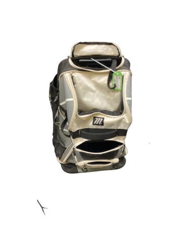 Used Marucci WHITE AND BLACK ROLL BAG BB/SB Player Wheeled Bag Black 11884-S000049466