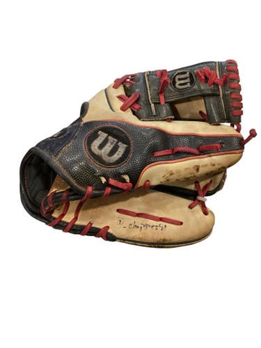 Used Wilson A2000 BB/SB Glove RH Throw Black 11 1/2" 11884-S000049436