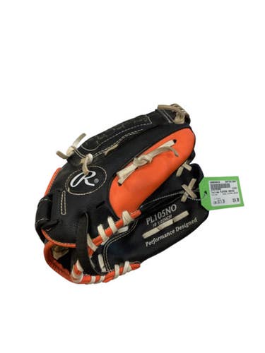 Used Rawlings PLAYERS SERIES BB/SB Glove RH Throw Black 10 1/2" 11884-S000049433