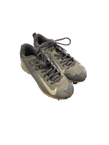 Used Nike GREY NIKE CLEAT BB/SB Cleats Grey Junior 02.5 11884-S000049533