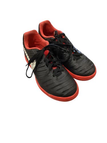 Used Nike Soccer Indoor Shoes Black Junior 02.5 11884-S000049532