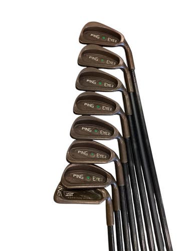 Used Ping EYE 2 BERYLLIUM COPPER Mens Iron Set RH 3I-PW 11884-S000049519