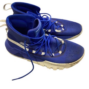 Used Under Armour Basketball Shoes M Royal Blue Senior 8 11884-S000049509