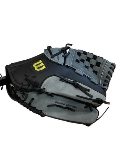 Used Wilson A360 BB/SB Glove RH Throw Smoke And Black 12 1/2" 11884-S000049508