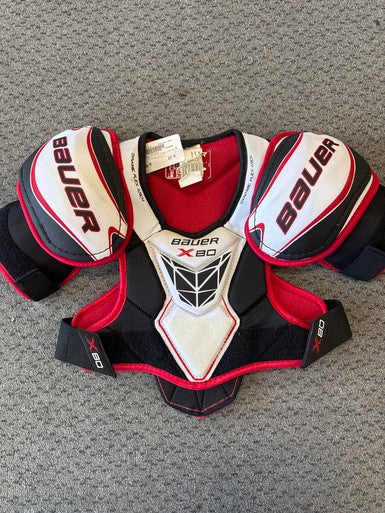 Used Bauer X 80 S/P Junior Shoulder Pads MD 11858-S000077565