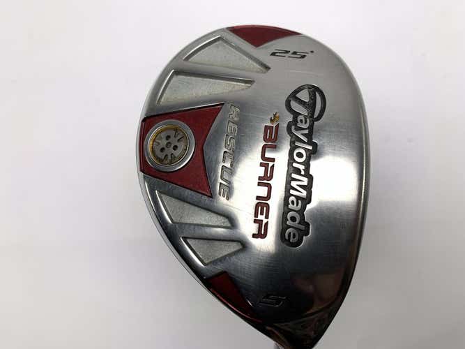 TaylorMade Burner Rescue 5 Hybrid 25* REAX SuperFast 65g Stiff Graphite Mens RH
