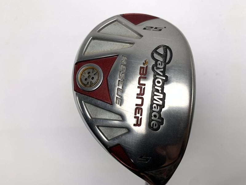 TaylorMade Burner Rescue 5 Hybrid 25* REAX SuperFast 65g Stiff Graphite Mens RH