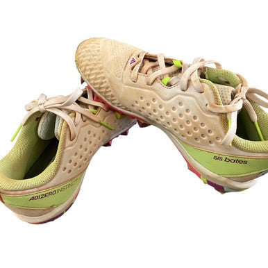 Used Adidas SOFTBALL CLEATS BB/SB Cleats White Junior 04 11760-S000079521