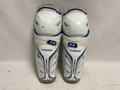 Used Bauer NEXUS 9000 Senior Shin Guards White 14" 11855-S000188513
