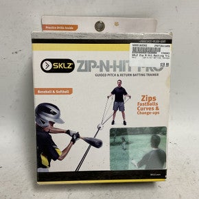 Used SKLZ ZIP N HIT BATTING TRAINER BB/SB Training Aid 11855-S000188502