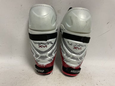 Used Bauer VAPOR XVI Junior Shin Guards White 10" 11855-S000188504