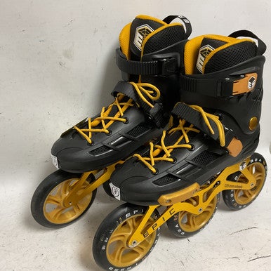Used EPIC 3 WHEEL INLINE SKATES Senior Rec Fitness Skates Black Senior 8 11855-S000188493
