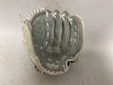 Used Rawlings Highlight Series HFP105GW RH Throw Fastpitch Gloves Grey 10 1/2" 11855-S000188492
