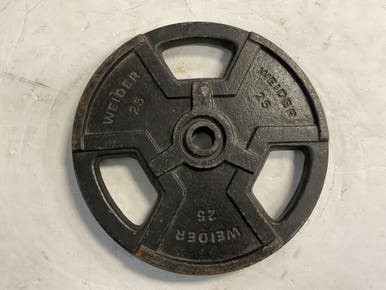 Used Weider Standard Plate Black 25 lb 11855-S000188472