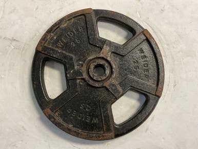 Used Weider Standard Plate Black 25 lb 11855-S000188471