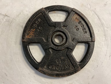 Used Weider Standard Plate Black 10 lb 11855-S000188468