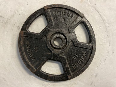 Used Weider Standard Plate Black 10 lb 11855-S000188466