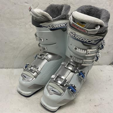 Used Nordica CRUISR 55W Womens DH Ski Boot White 260 MP - M08 - W09 11855-S000188431