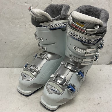 Used Nordica CRUISR 55W Womens DH Ski Boot White 260 MP - M08 - W09 11855-S000188431