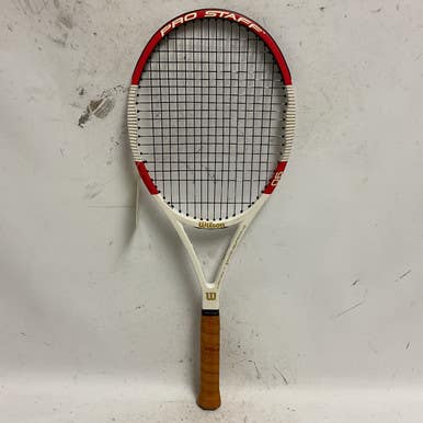 Used Wilson PRO STAFF RF97 V12.0 Adult Tennis Racquet Black 4 3/8" 11855-S000188633