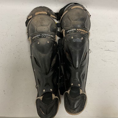 Used Under Armour UALG2-SRVS Catchers Leg Guards Black Adult 11855-S000188585