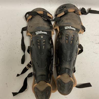 Used Wilson Catchers Leg Guards Black Intermed 11855-S000188583