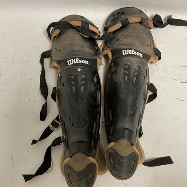 Used Wilson Catchers Leg Guards Black Intermed 11855-S000188583