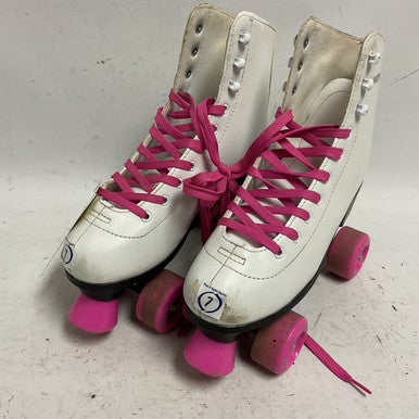 Used SKATE GEAR QUAD SKATES Senior Roller Quad Skates White Senior 7 11855-S000188563