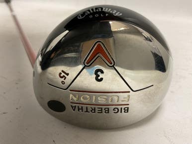 Used Callaway BIG BERTHA FUSION Mens Fairway Wood RH 3 Wood 11855-S000188538