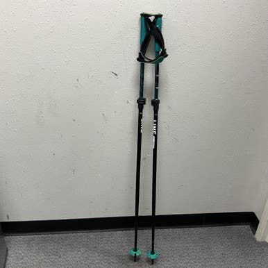 Used LINE ADJ SKI POLES 100-130CM Mens DH Ski Pole Green Snow Shoe Pole 11855-S000188520